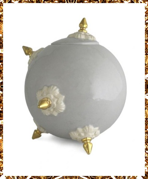 Limited edition ceramic bomb pot. A collectable and super cool decorative object by Atelier Polyhedre at Kingdom of Razz.